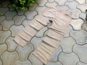 Men's Beige Cargo Pants