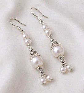 Elegant Pearl Drop Earrings