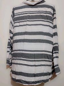 Grey Printed Shirt For Girl Or Women 34 Bust