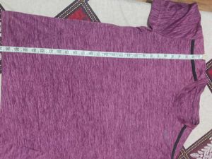 Men's Marled Burgundy T-Shirt