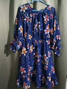 Floral Print Mini Dress