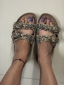 Embellished Strap Sandals