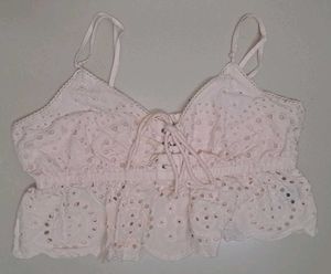 Peach Crop Top With A Low Price