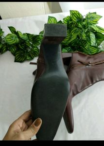 Brown Leather Ankle Boots