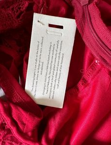 Hot Red Mini Dress For Girl's