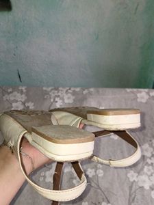 Women's White Slingback Heels