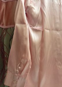 Elegant Satin Button-Up Shirt