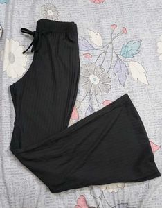 Black Flared Trousers