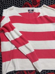 oversized Striped Sweater 🩷