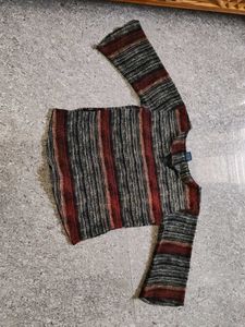 Striped Bell Sleeve Top