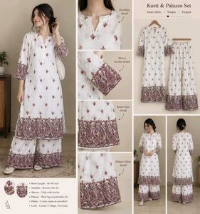 Kurta Palazo and Cord Set Fabric