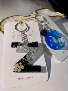 Custom Resin Letter Keychain