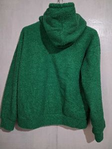 Green Fleece Hoodie