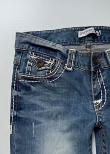 Y2K low rise bootcut jeans