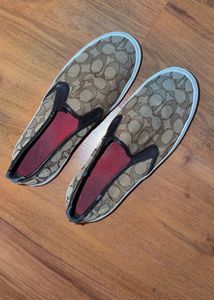 Coach Signature Slip-On Sneakers