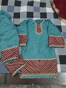 baby girl punjabi dupatta suit