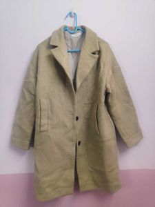 Classic Camel Wool Blend Coat