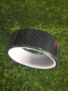 💥 Hi-gloss black carbon  fiber door edge guard fo