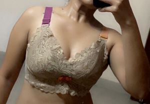 Lace Bra with Stylish Straps