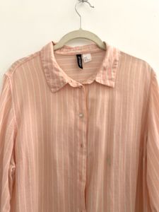 H&amp;M Striped Button-Down