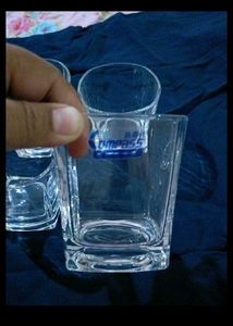 Set of 8 different Glass Mugs