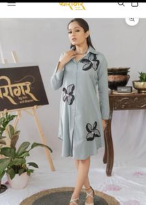 KARIGARR brand Kurta with Floral Appliques