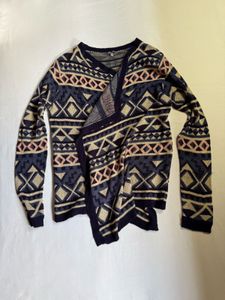 Open front knit cardigan