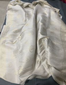 Beautiful Peacock print Designer Silk Saree