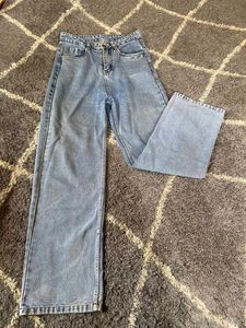 Light Wash Wide Leg Jeans