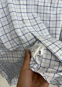 Men's Classic Blue Checked Shirt