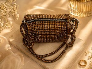 Sparkling Rhinestone Clutch Bag