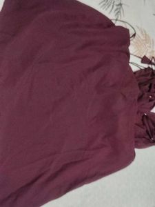 Plum Corset Back Dress