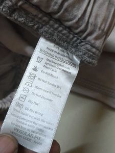 Grey Cargo Jogger Pants