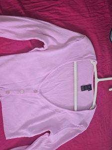 Cute Ribbed Crop Cardigan