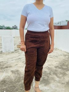 Brown Track Pant
