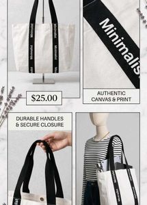 Minimalist Tote Bag