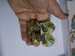 New Without Tag Stylish Multicolour Jhumkas