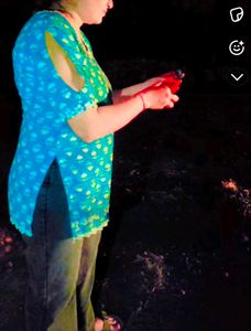Maroon Floral Print Kurta