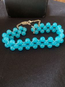 Blue Choker Necklace