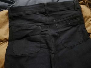Broadstar Black Flared Denim Jeans