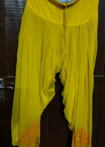 Elegant Yellow Dress Set