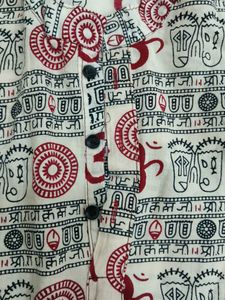 Boho Om Print Kurta