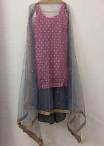 Kurti Sharara Dupatta Set