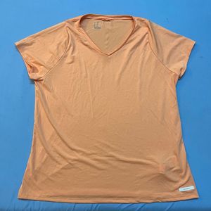 Peach V-Neck T-Shirt