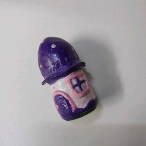 Unique Purple Mushroom House