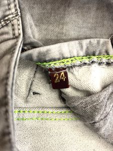 Stylish Grey Distressed Jeans