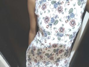 Floral Print Sleeveless Dress