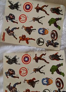 Avengers Tattoo Sheets