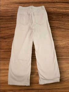 H&amp;M Wide High Cropped Jeans