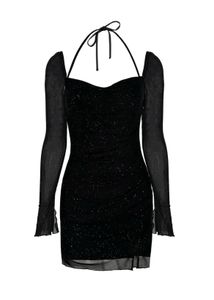 Newme Sparkly Black Cocktail Dress